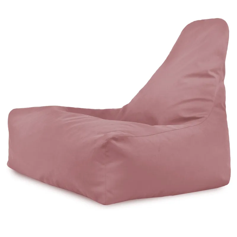 Poltrona Pouf Sacco con Schienale Bali - Velluto Soft – vista 3