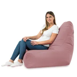 Poltrona Pouf Sacco con Schienale Bali - Velluto Soft – vista 48