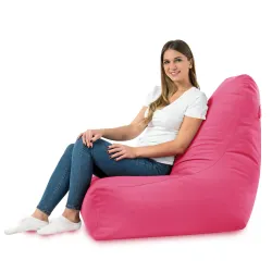 Poltrona Pouf Sacco con Schienale Bali - Velluto Soft – vista 49
