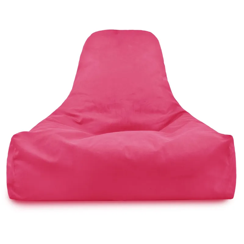 Poltrona Pouf Sacco con Schienale Bali - Velluto Soft – vista 19