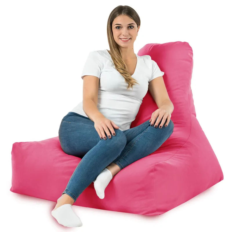 Poltrona Pouf Sacco con Schienale Bali - Velluto Soft – vista 79