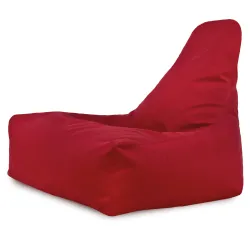 Poltrona Pouf Sacco con Schienale Bali - Velluto Soft