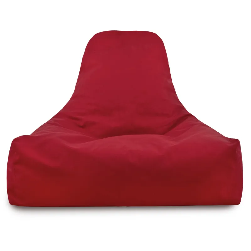 Poltrona Pouf Sacco con Schienale Bali - Velluto Soft – vista 20