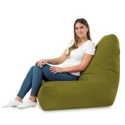 Poltrona Pouf Sacco con Schienale Bali - Velluto Soft – vista 51