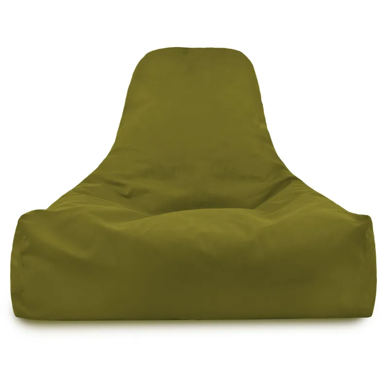 Poltrona Pouf Sacco con Schienale Bali - Velluto Soft – vista 21