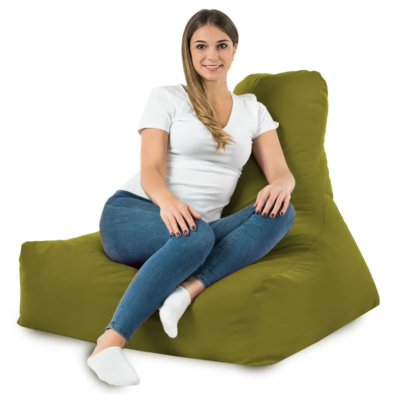 Poltrona Pouf Sacco con Schienale Bali - Velluto Soft – vista 81