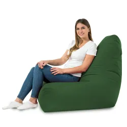 Poltrona Pouf Sacco con Schienale Bali - Velluto Soft – vista 52