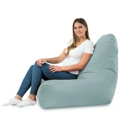 Poltrona Pouf Sacco con Schienale Bali - Velluto Soft – vista 53