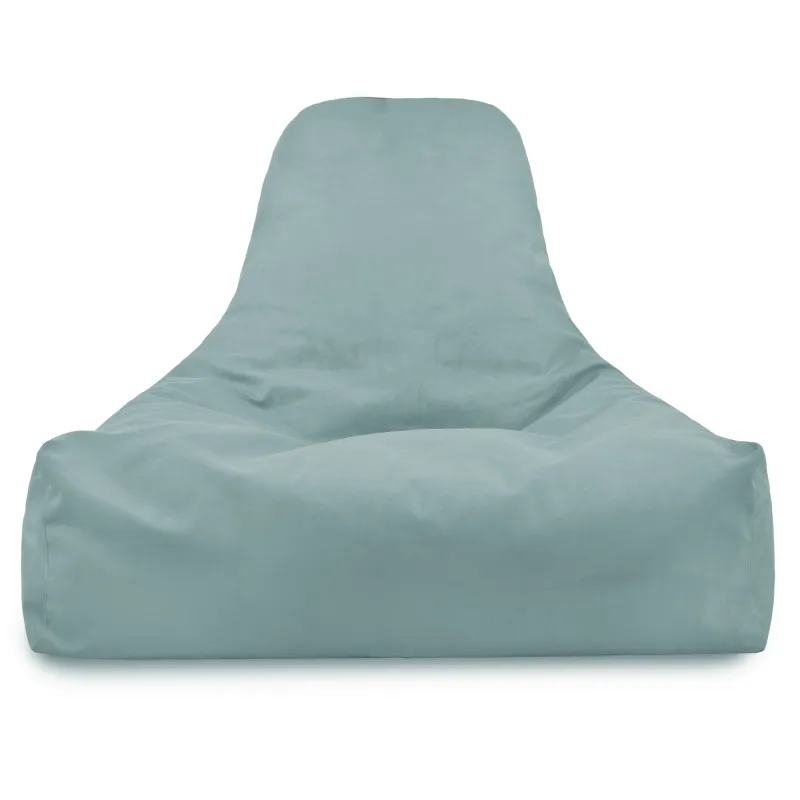 Poltrona Pouf Sacco con Schienale Bali - Velluto Soft – vista 23