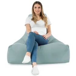 Poltrona Pouf Sacco con Schienale Bali - Velluto Soft – vista 68
