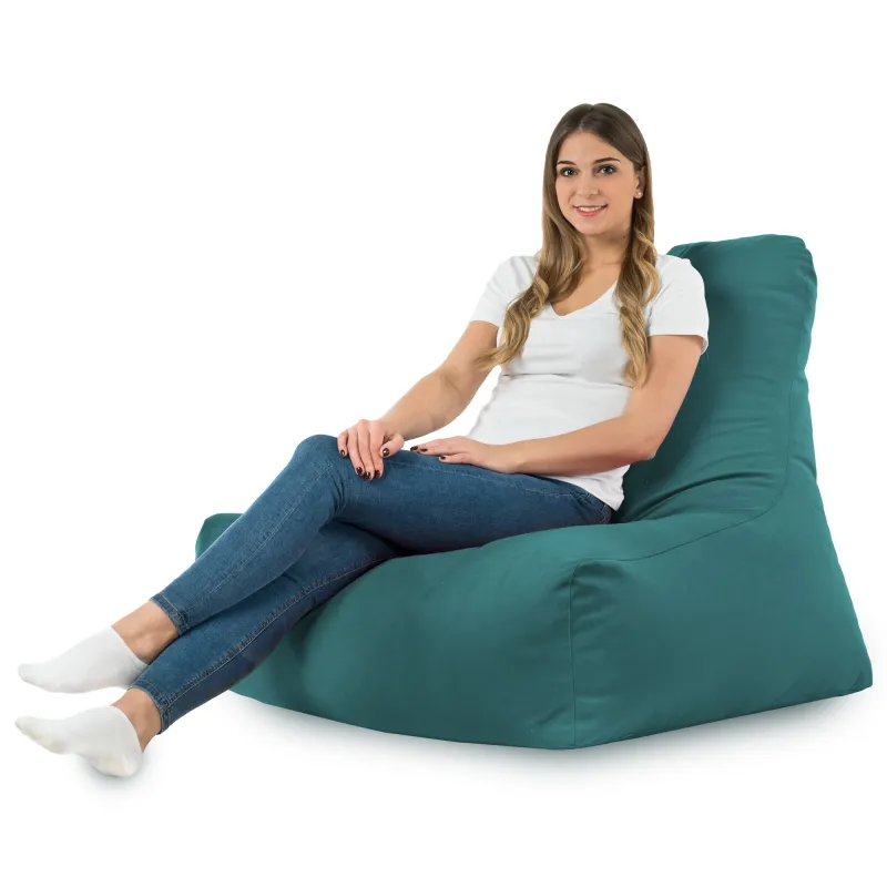 Poltrona Pouf Sacco con Schienale Bali - Velluto Soft – vista 39