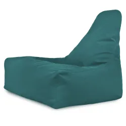 Poltrona Pouf Sacco con Schienale Bali - Velluto Soft