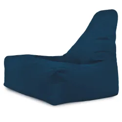 Poltrona Pouf Sacco con Schienale Bali - Velluto Soft