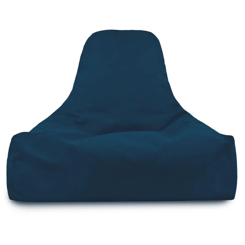 Poltrona Pouf Sacco con Schienale Bali - Velluto Soft – vista 25