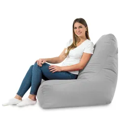Poltrona Pouf Sacco con Schienale Bali - Velluto Soft – vista 57