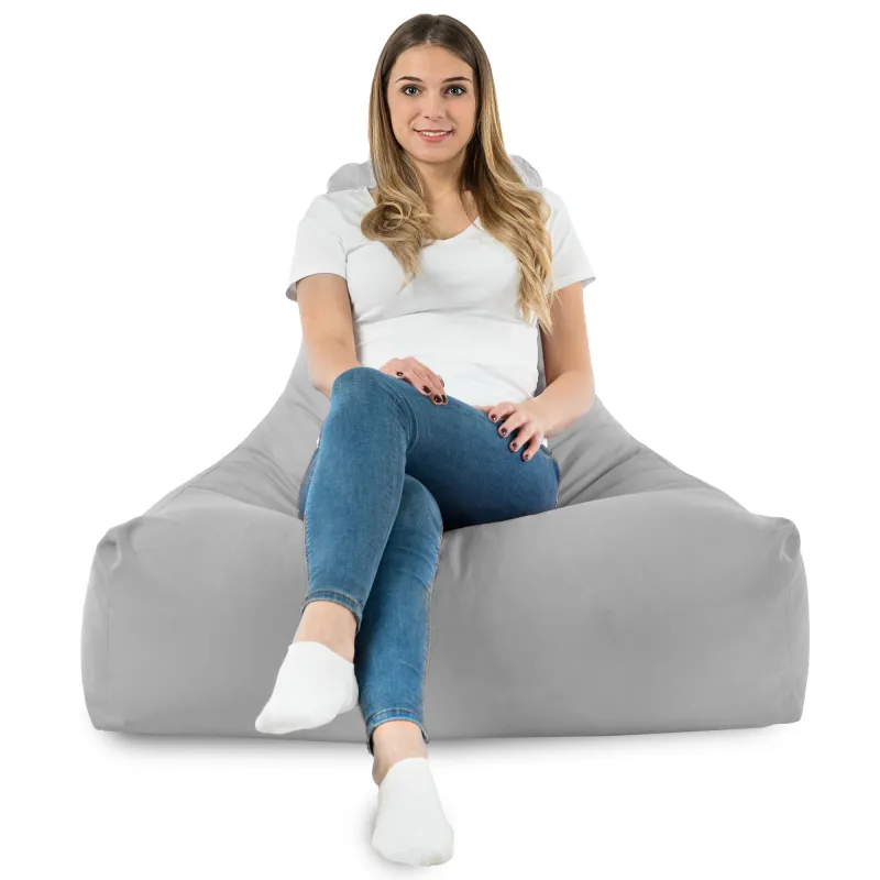 Poltrona Pouf Sacco con Schienale Bali - Velluto Soft – vista 72