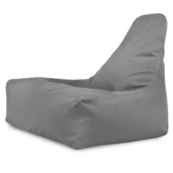 Poltrona Pouf Sacco con Schienale Bali - Velluto Soft