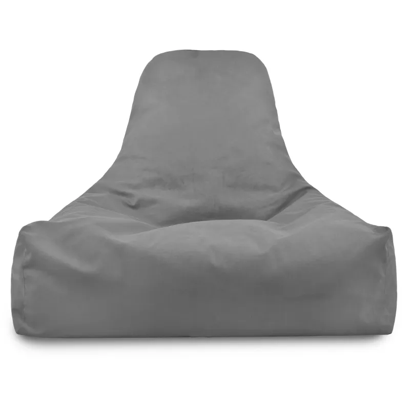 Poltrona Pouf Sacco con Schienale Bali - Velluto Soft – vista 28
