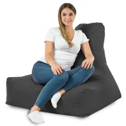 Poltrona Pouf Sacco con Schienale Bali - Velluto Soft – vista 89