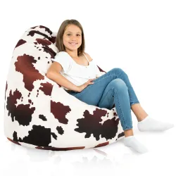 Poltrona Pouf Sacco XL Grande - Tessuto Stampato Premium – vista 73