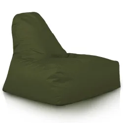 Poltrona Pouf Sacco con Schienale Bali - Outdoor Pro per esterno Impermeabile