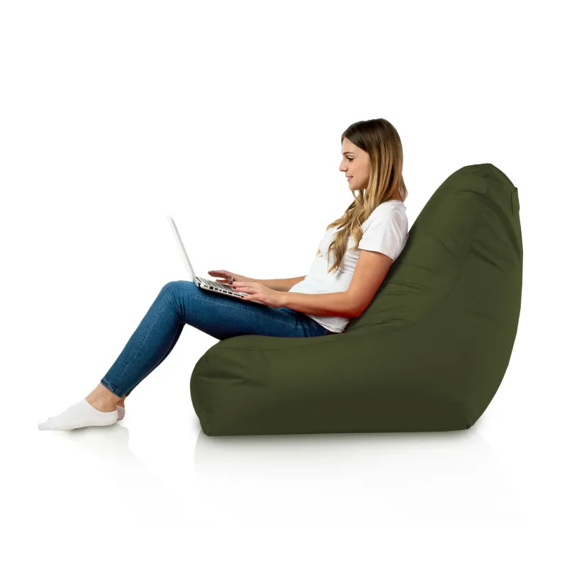 Poltrona Pouf Sacco con Schienale Bali - Outdoor Pro per esterno Impermeabile – vista 120