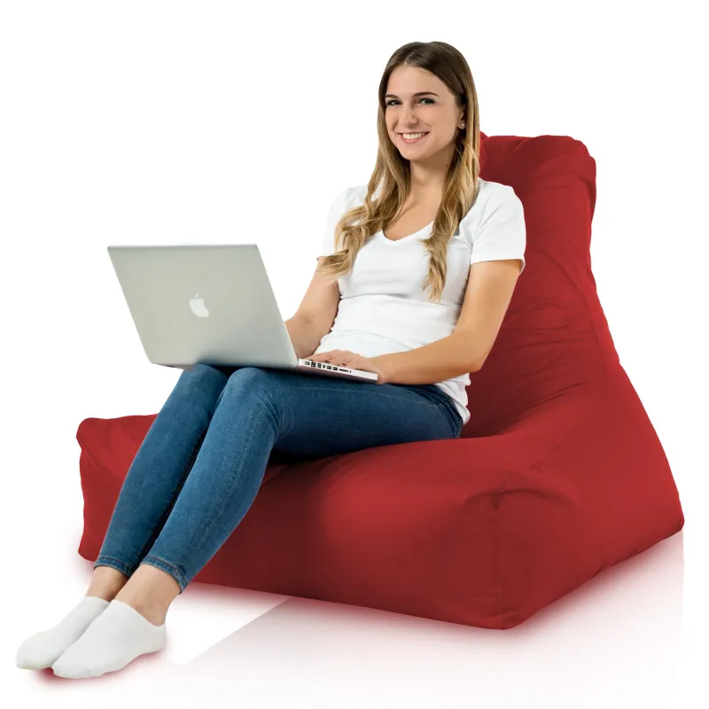 Poltrona Pouf Sacco con Schienale Bali - Outdoor Pro per esterno Impermeabile – vista 140