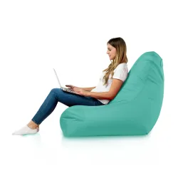 Poltrona Pouf Sacco con Schienale Bali - Outdoor Pro per esterno Impermeabile – vista 123