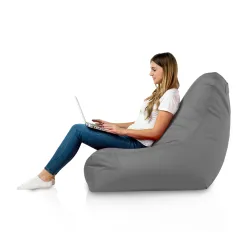 Poltrona Pouf Sacco con Schienale Bali - Outdoor Pro per esterno Impermeabile – vista 110