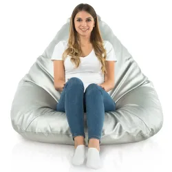 Poltrona Pouf Sacco a Pera XXL Drop - Ecopelle – vista 8