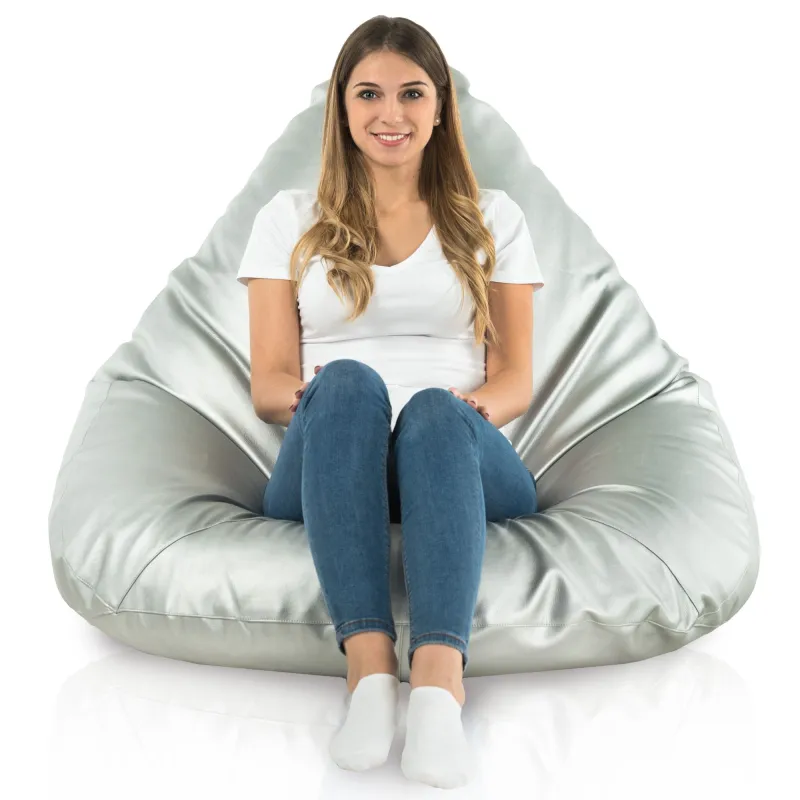 Poltrona Pouf Sacco a Pera XXL Drop - Ecopelle – vista 8