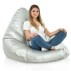 Poltrona Pouf Sacco a Pera XXL Drop - Ecopelle – vista 9