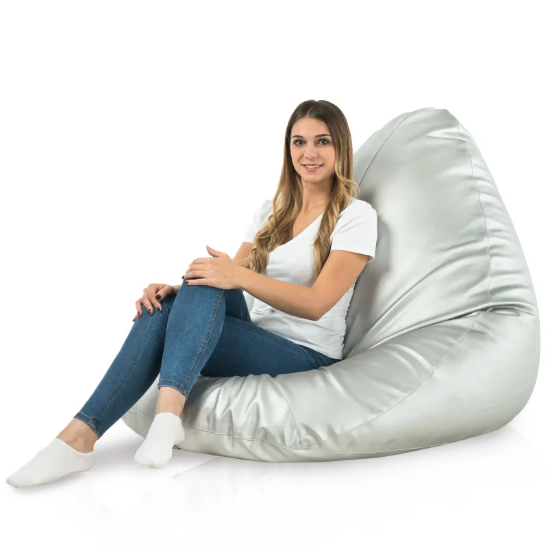 Poltrona Pouf Sacco a Pera XXL Drop - Ecopelle – vista 7