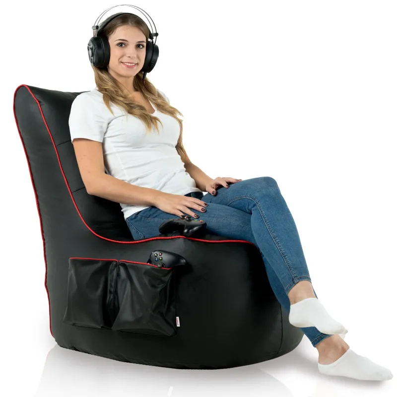 Poltrona gaming in ecopelle, materiale resistente e facile da pulire per un look elegante