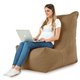 Beige Poltrona Sacco Peluche Grande