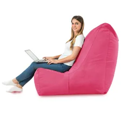 Poltrona Pouf Sacco Relax XXL Disinto - Velluto Soft – vista 33