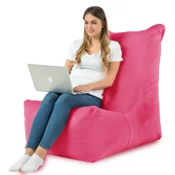 Poltrona Pouf Sacco Relax XXL Disinto - Velluto Soft – vista 65