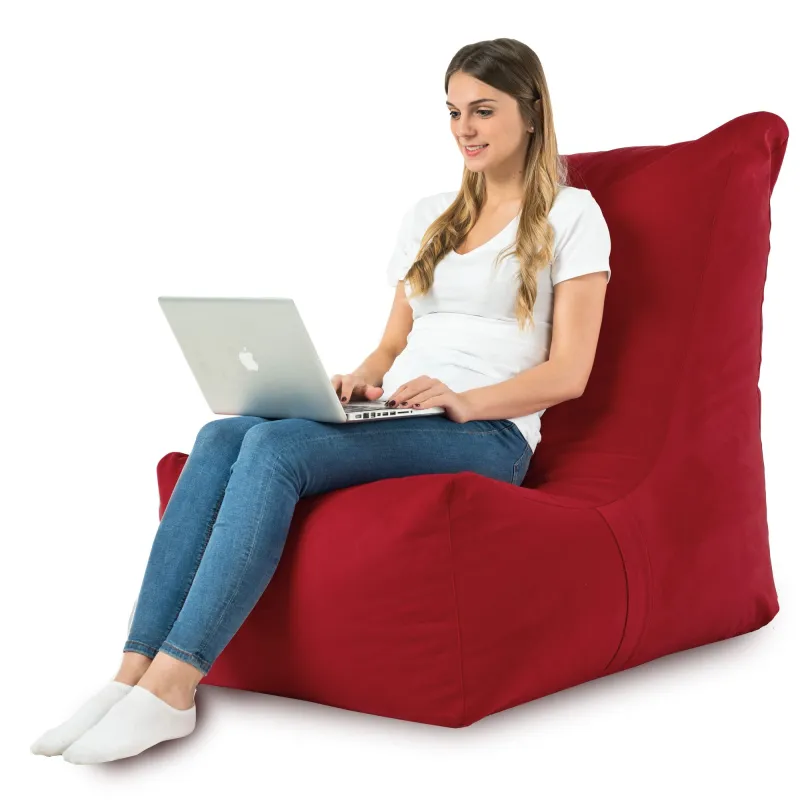 Poltrona Pouf Sacco Relax XXL Disinto - Velluto Soft – vista 18