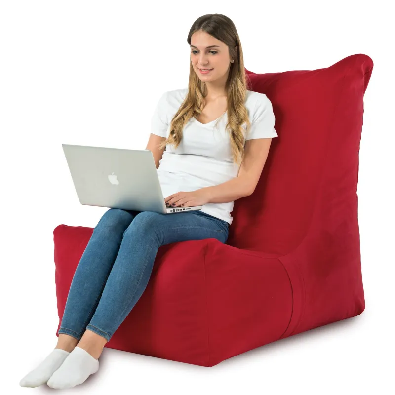 Poltrona Pouf Sacco Relax XXL Disinto - Velluto Soft – vista 67