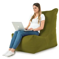 Poltrona Pouf Sacco Relax XXL Disinto - Velluto Soft – vista 20