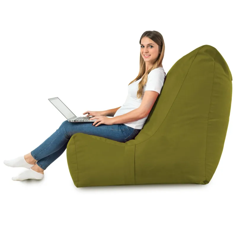Poltrona Pouf Sacco Relax XXL Disinto - Velluto Soft – vista 36
