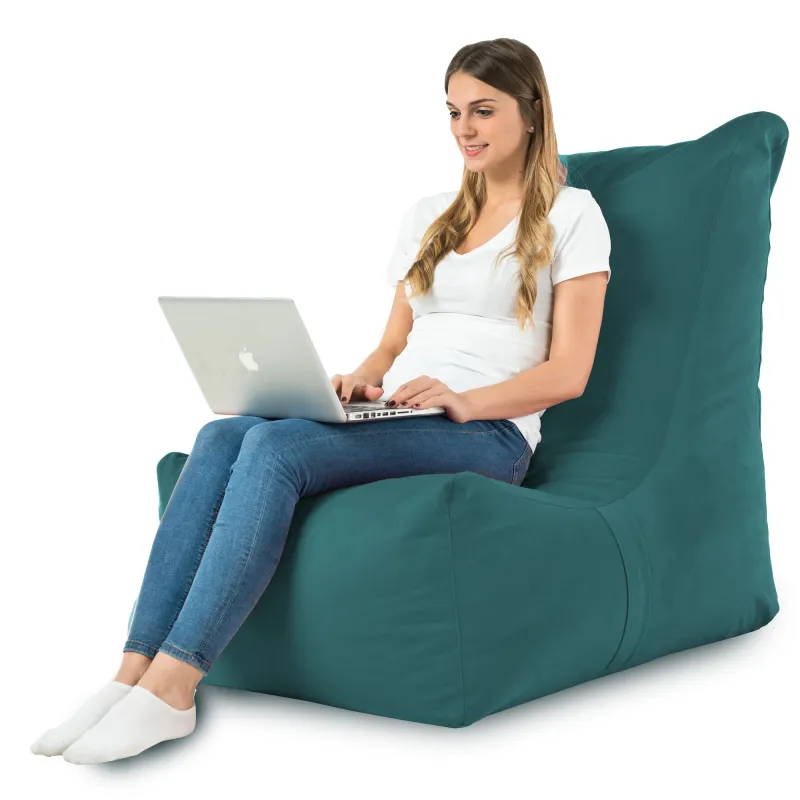 Poltrona Pouf Sacco Relax XXL Disinto - Velluto Soft – vista 22