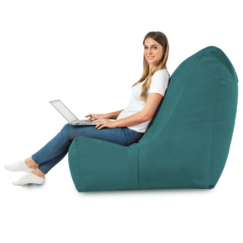 Poltrona Pouf Sacco Relax XXL Disinto - Velluto Soft – vista 38