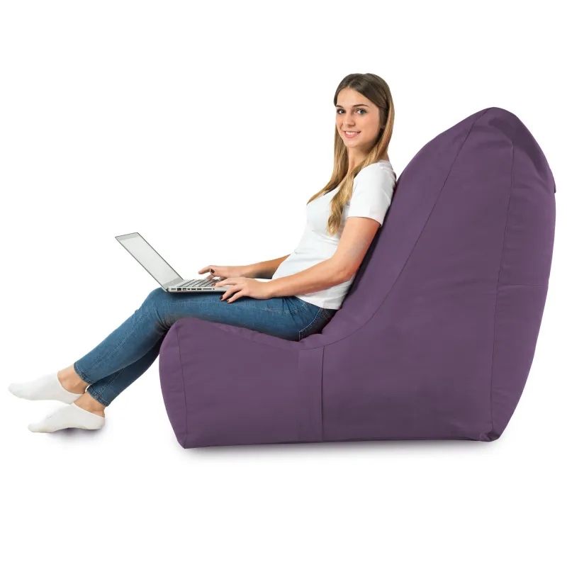 Poltrona Pouf Sacco Relax XXL Disinto - Velluto Soft – vista 40