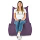 Viola Poltrona Sacco Peluche Da Salotto