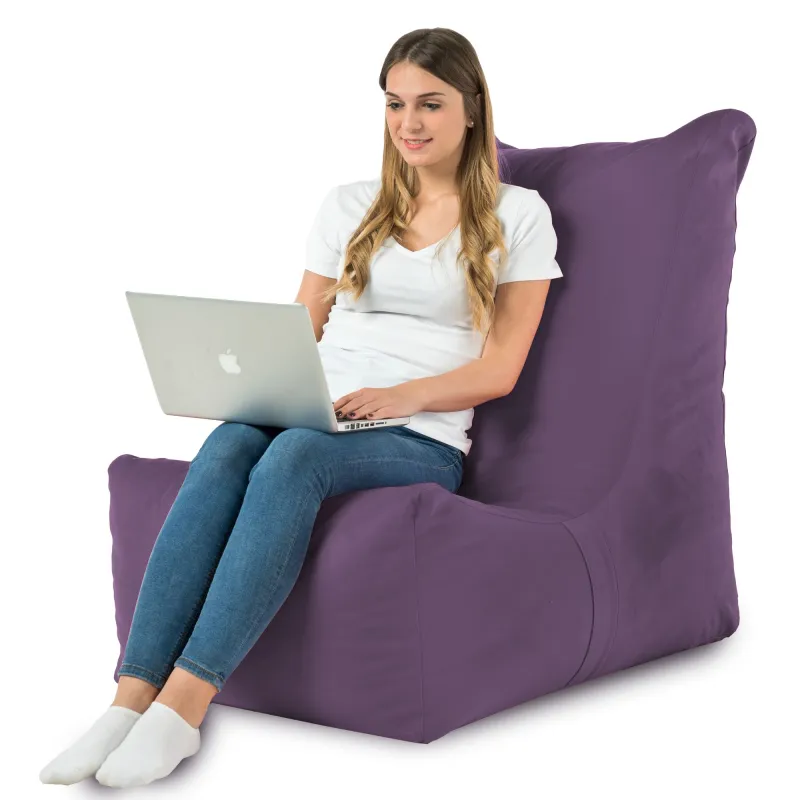 Poltrona Pouf Sacco Relax XXL Disinto - Velluto Soft – vista 71