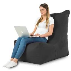 Poltrona Pouf Sacco Relax XXL Disinto - Velluto Soft – vista 26