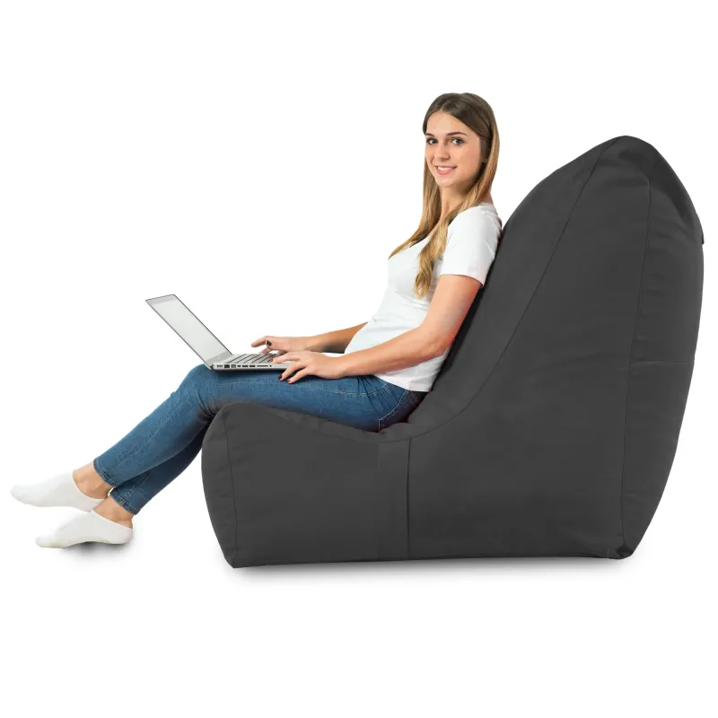 Poltrona Pouf Sacco Relax XXL Disinto - Velluto Soft – vista 43