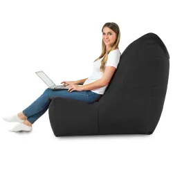 Poltrona Pouf Sacco Relax XXL Disinto - Velluto Soft – vista 44