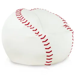 Poltrona Pouf Sacco Baseball Ecopelle